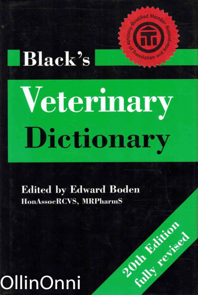 Black's Veterinary Dictionary, Edward Boden