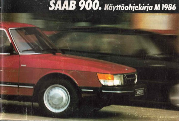 Saab 900 - Käyttöohjekirja M 1986, Ei tiedossa 