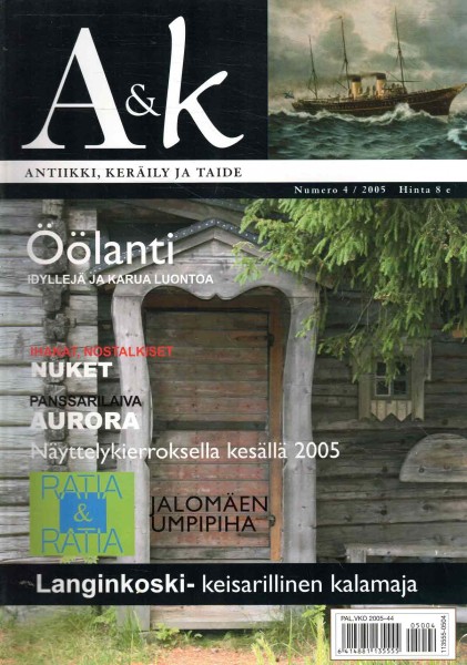 A&K - Antiikki, keräily ja taide 4/2005, Kari Toivonen