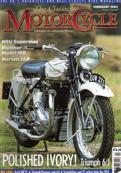 The Classic Motorcycle 2/2003, Gerard Kane
