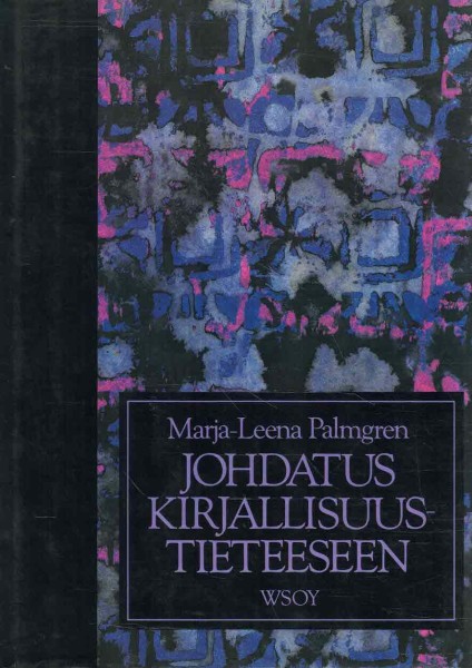 Johdatus kirjallisuustieteeseen, Marja-Leena Palmgren